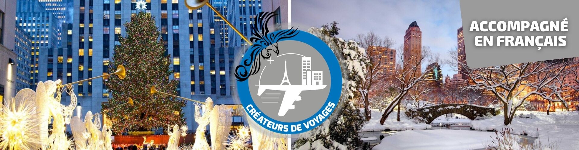 Les march&eacute;s de No&euml;l de New York