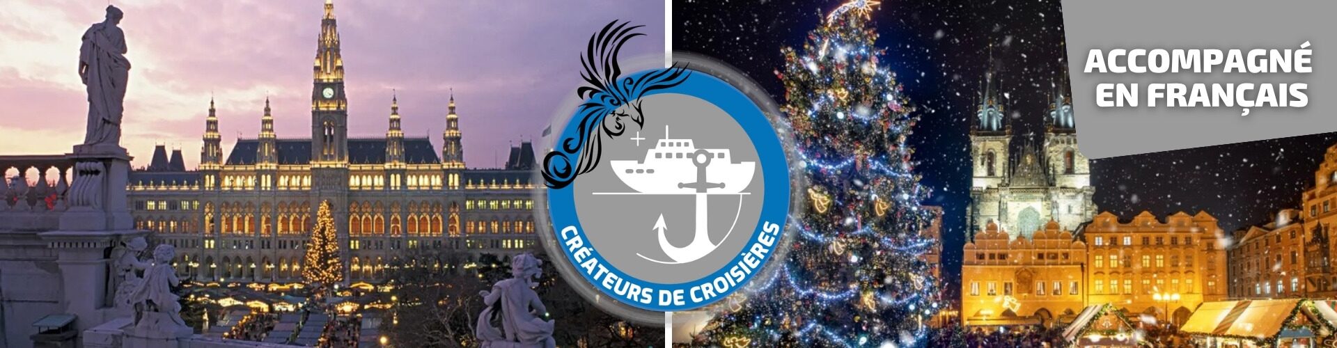 Prague &agrave; Vienne, march&eacute;s de No&euml;l &ndash; 28 nov. au 8 d&eacute;c. 2026